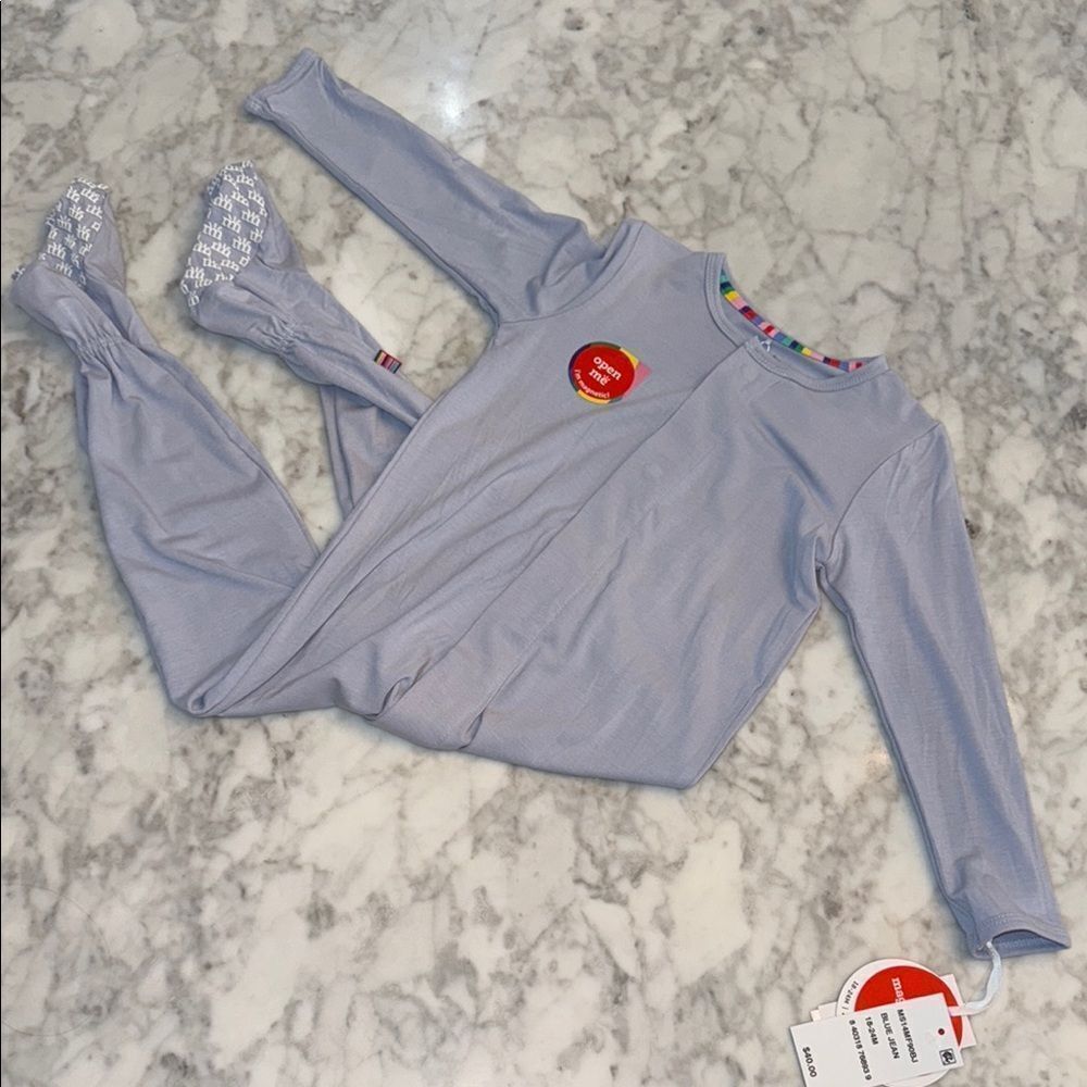 NWT Magnetic Me Modal Right Fit Light Blue Footie